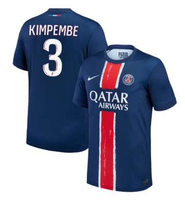 Paris Saint-Germain Presnel Kimpembe #3 Hjemmebanetrøje 2024-25 Kort ærmer